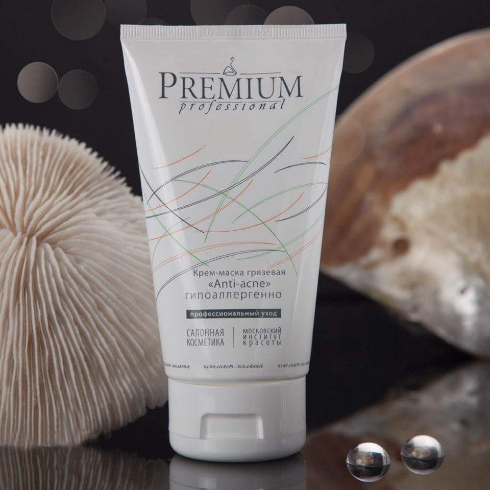 Premium, Крем-маска грязевая «Anti-acne», Фото интернет-магазин Премиум-Косметика.РФ