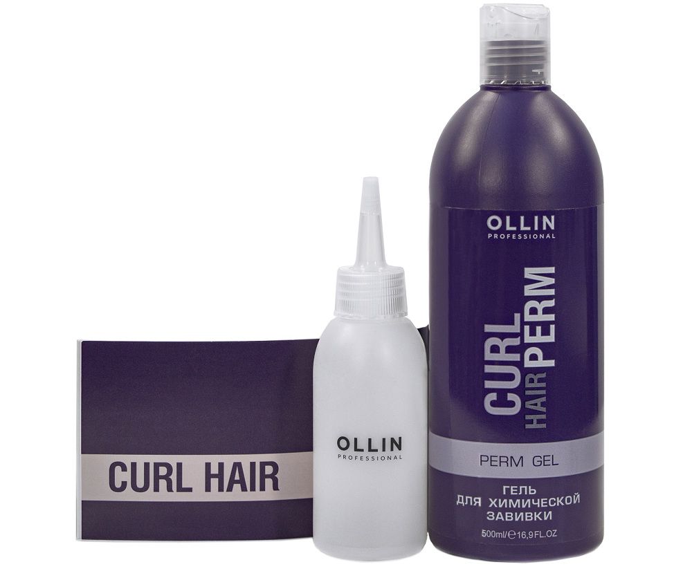 Ollin,  Гель для химической завивки (инструкция+ флакон-аппликатор) серии «Curl Hair», Фото интернет-магазин Премиум-Косметика.РФ